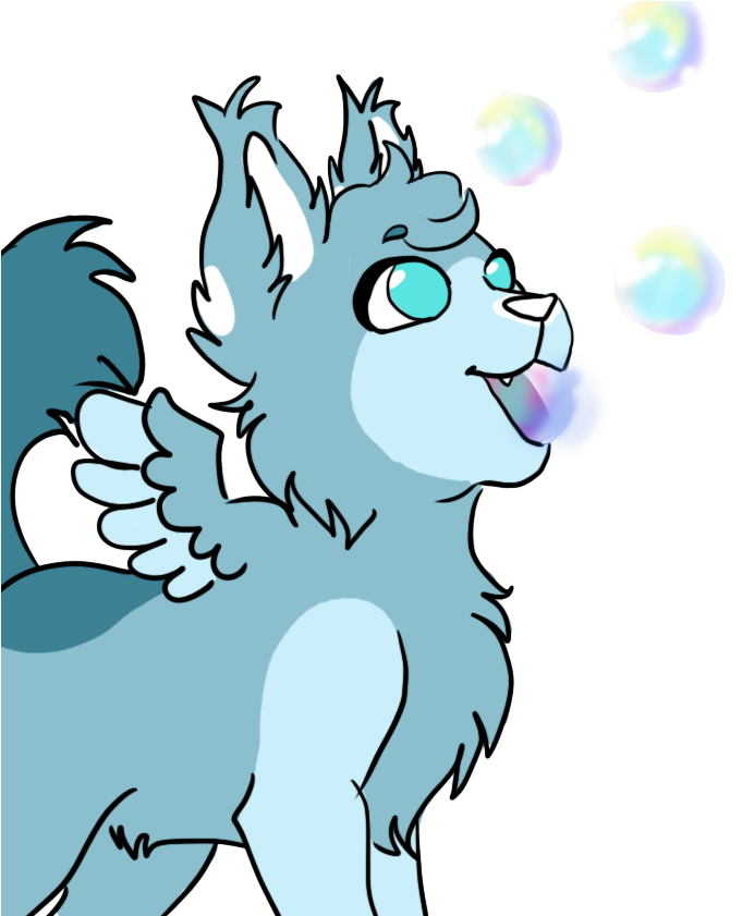 Blowing Bubbles By Echoingsky On Deviantart - Deviantart (840x840)