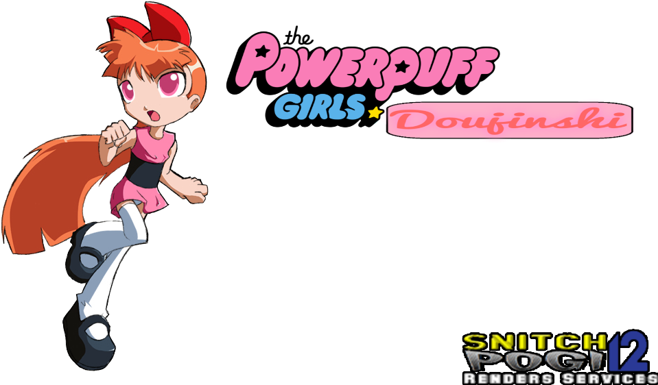 Blossom Utonium Render 8 By Snitchpogi12 - Powerpuff Girls 2017 Wall Calendar (996x570)