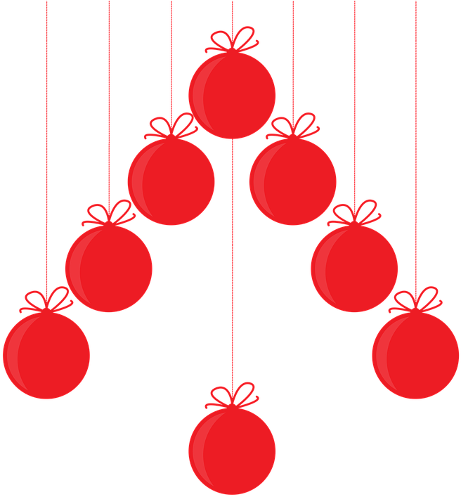 Christmas Ball, Ball, Decoration, Christmas Decoration - Illustration (720x720)