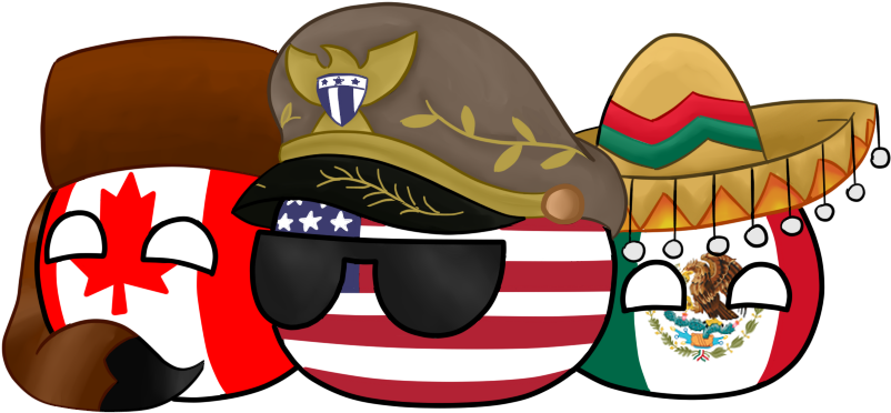 North American Trio By Ipodmini1 - Coat Of Arms Of Mexico (1024x541)