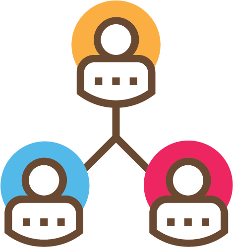 Connect With A Global Community Of Writers - Social Media Influencers Icon (500x500)