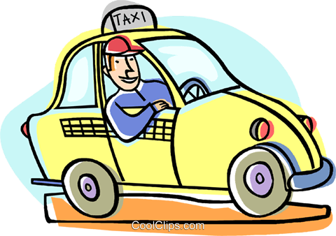 Automóvel, Carro, Táxi Livre De Direitos Vetores Clip - Taxi Driver Clip Art (480x338)