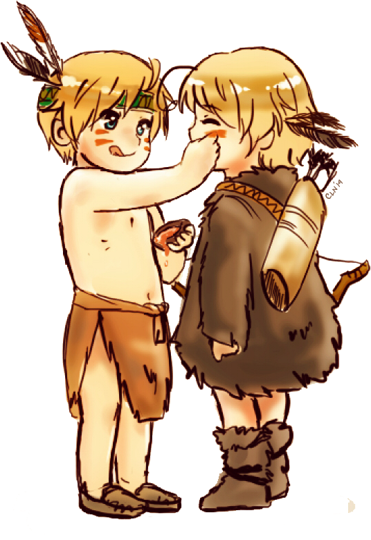 Native American America - Brothers Aph America And Canada (717x844)