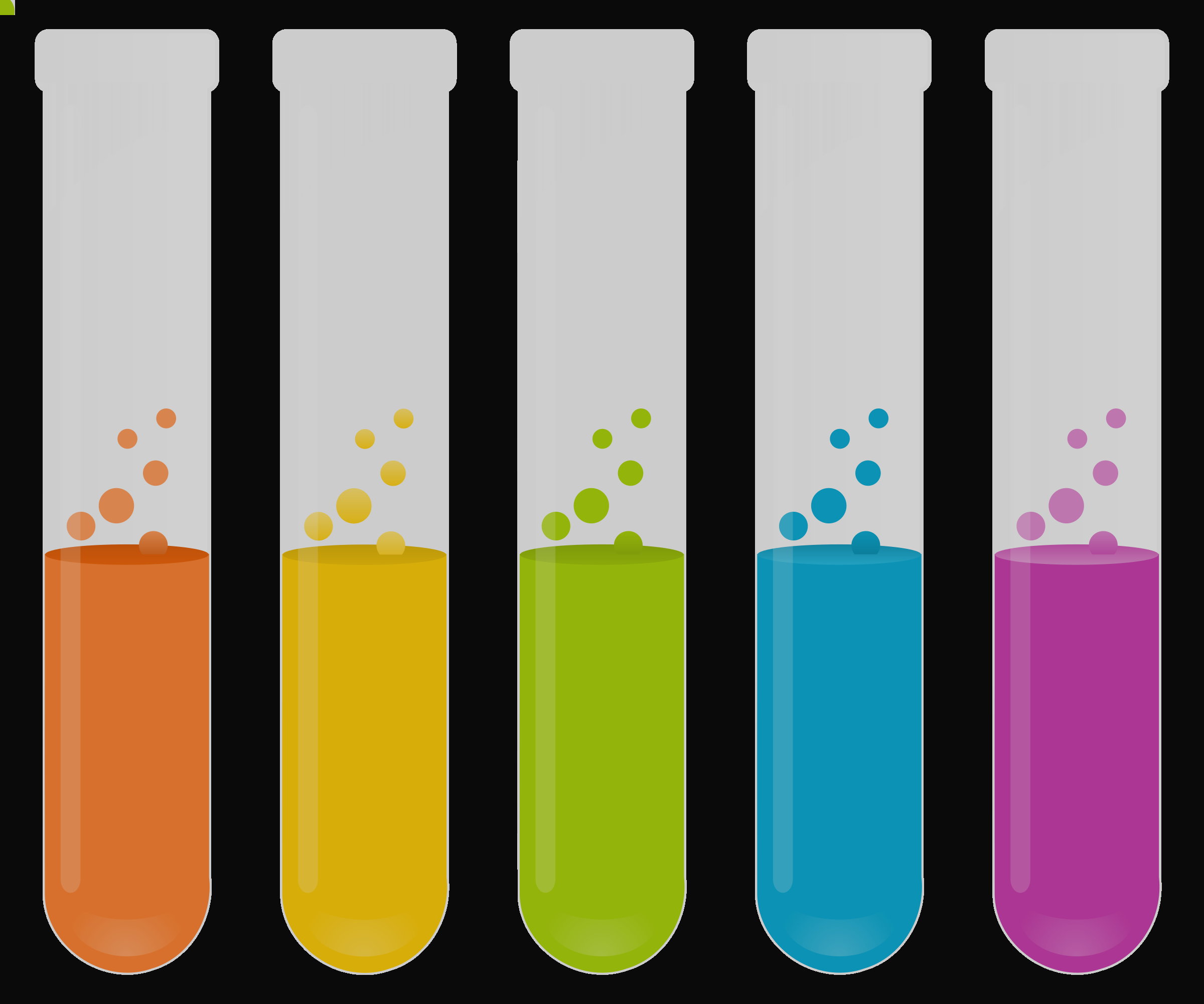 Test Tubes By I Tuition Clipart Transparent - Clip Art (2400x2001)