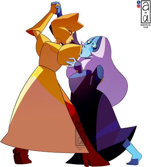 Blue Diamond And Yellow Diamond (506x562)