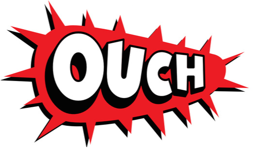 Ouch Fotolia - Hobby Vinyl Decal Funny Sound Doors Moto Hobby Decor -  (523x307) Png Clipart Download