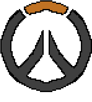 Overwatch Emblem - Overwatch Logo Black And White (400x400)