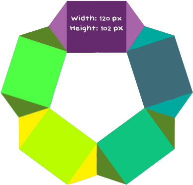 “ Template 10 Pictures → How To Use - Circle (500x500)