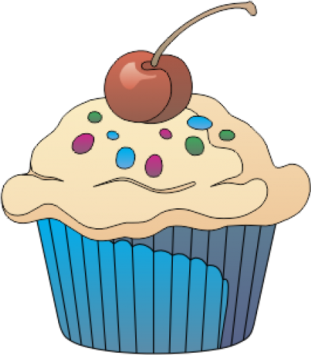 Clipart - - Cupcake, Kids And Me Als Ebook Von William Gibson White (500x500)