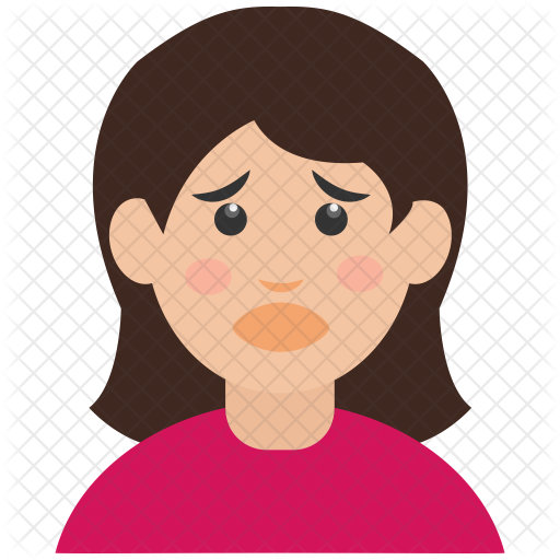 Sad Girl Icon - Sad Girl Icon (512x512)