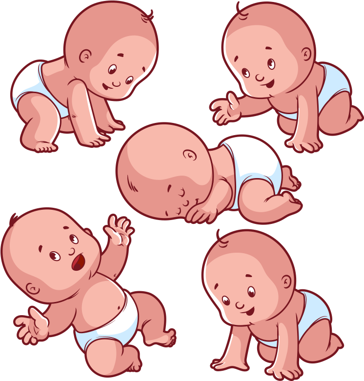 Diaper Infant Toddler Clip Art - Toddler Vector (800x800)