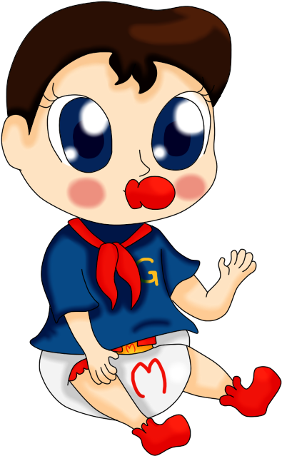 Baby Go By Bokeol - Cartoon (540x702)