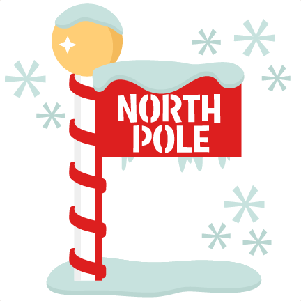 Best Of North Pole Clip Art North Pole Sign Scrapbook - North Pole Sign Clipart (432x432)