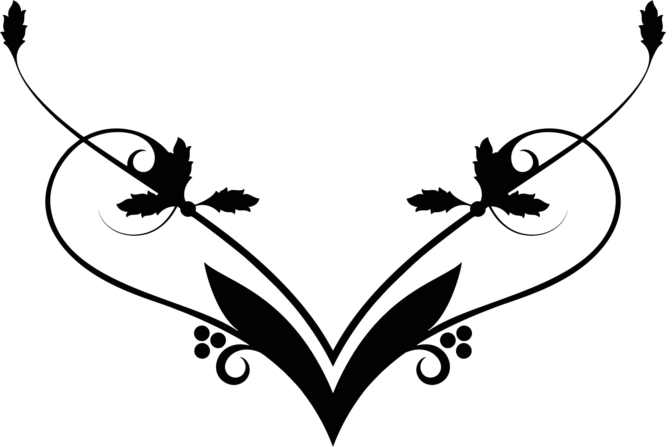 Flourish Ornament Design 6 - Portable Network Graphics (2300x1545)