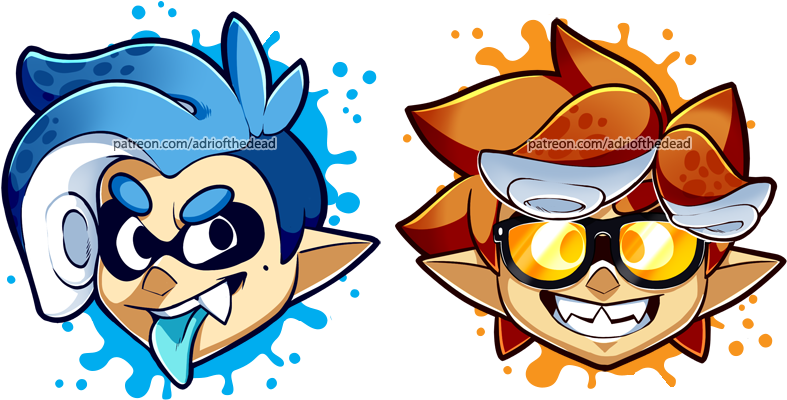 New Splatoon Icons - Cartoon (810x400)