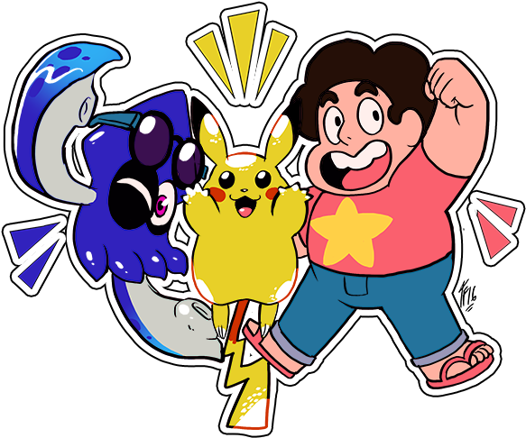 Tamarinfrog 644 28 Summer Pokemon Cartoons By Tamarinfrog - Summer Pokemon (597x505)