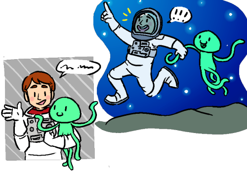 Heaven And Hell Clip Art - Rhythm Heaven First Contact (500x347)