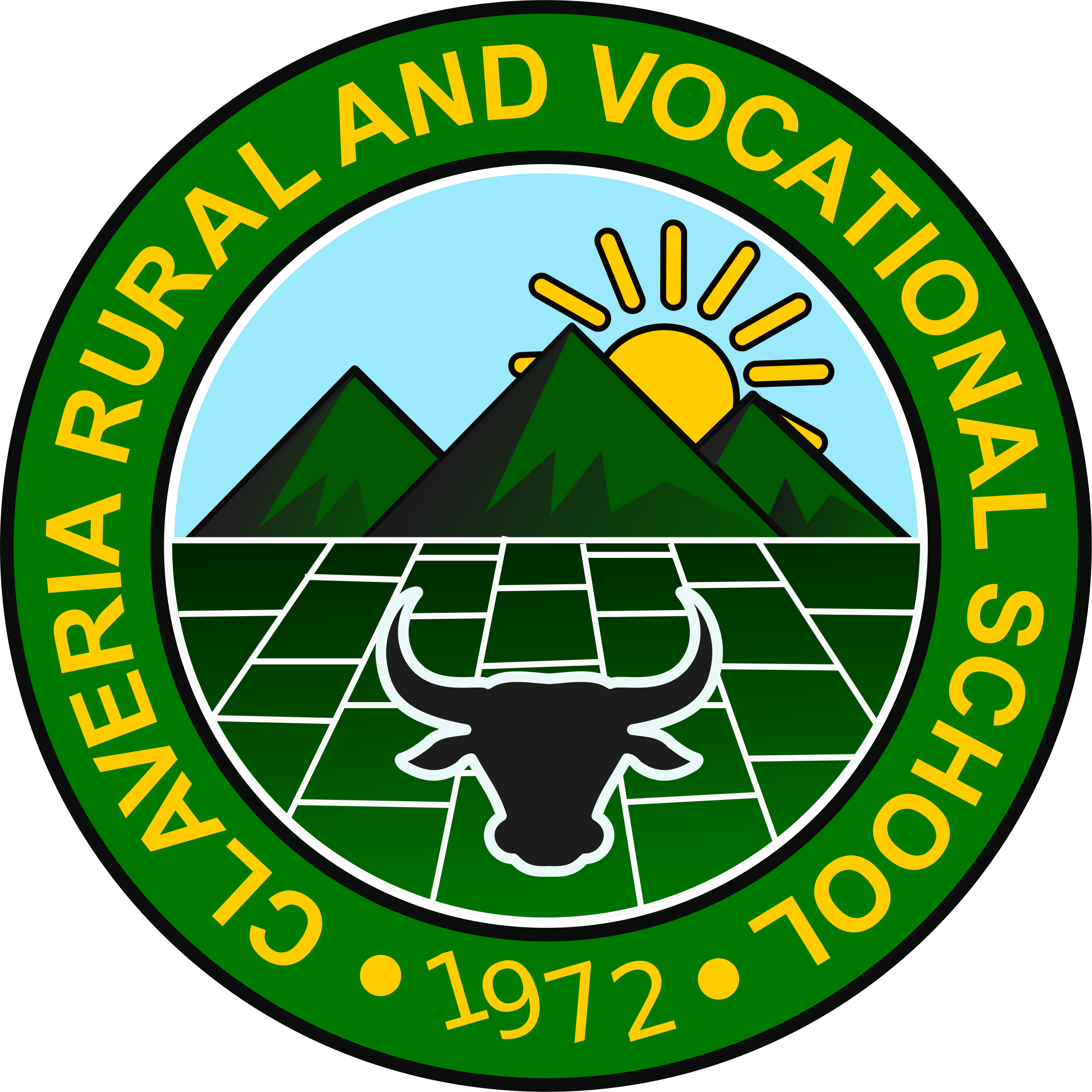 Claveria Rural And Vocational School Logo Logo Png - National High School Rodeo Association (2400x2400)