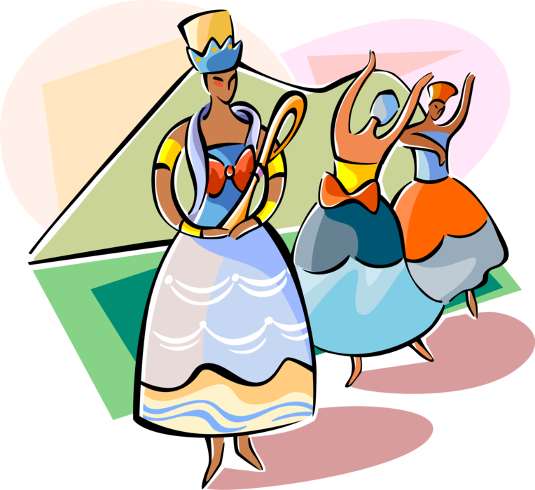 Vector Illustration Of Naná Burukú Female Supreme Being - Orixás Png (764x700)