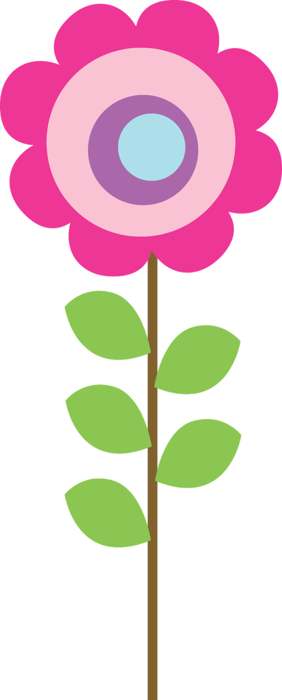 Cherry Clipart - Pastel Flower Clipart Png (568x1408)
