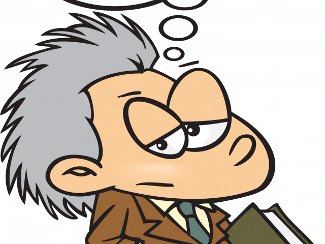 Mathematics Cliparts - Cartoon Smart Person (640x480)