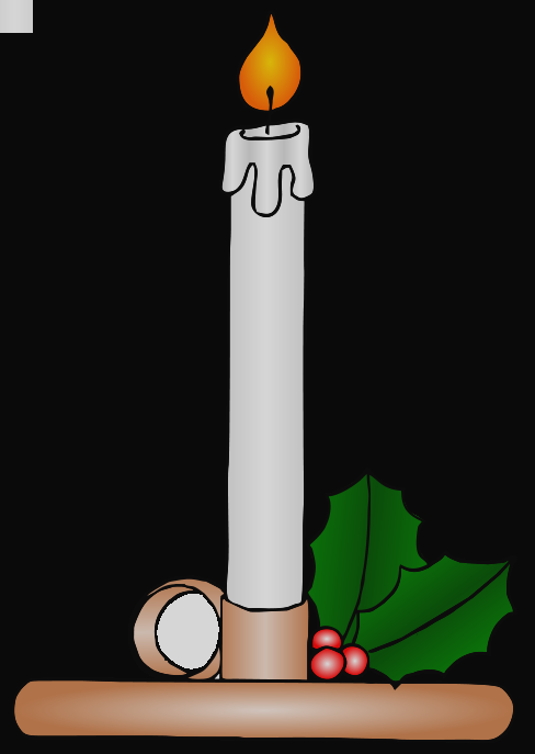 Free Christmas Candles Clipart Public Domain Christmas - Lighthouse (488x687)