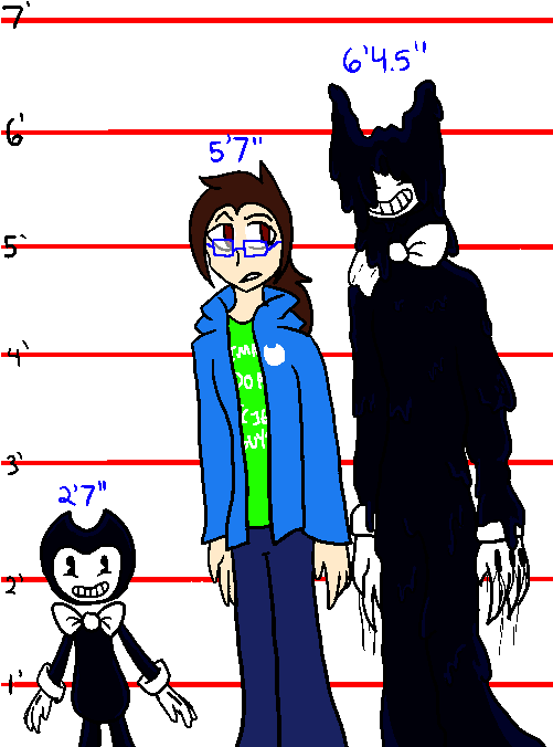 Bendy And The Ink Machine By Zeromiaou - Bendy And The Ink Machines Height (500x700)