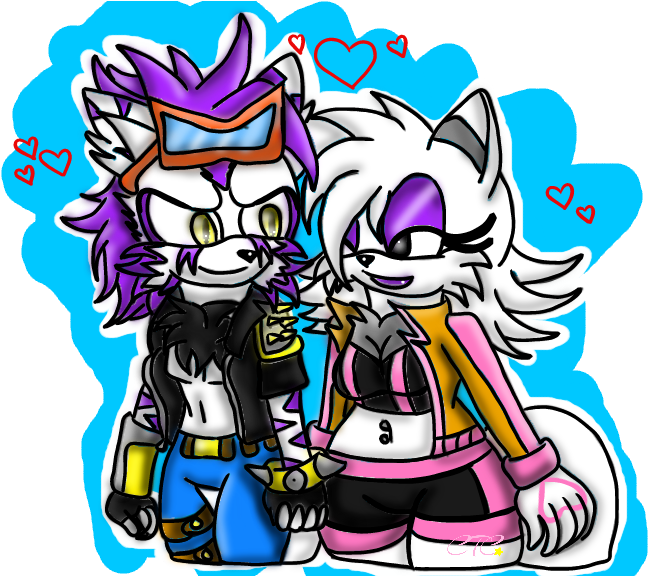 {rq} Kurt And Crystal By Ctc-tomboy - Cartoon (686x575)