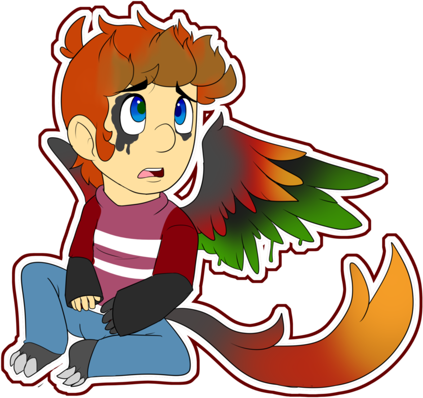 Fire Ink Birb Child By Dragonpotato56 - Hindi Newspaper (922x866)