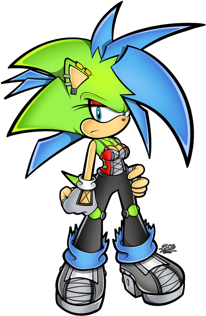 Crystal The Hedgehog By R-no71 - Sonic The Hedgehog Crystal (725x1101)