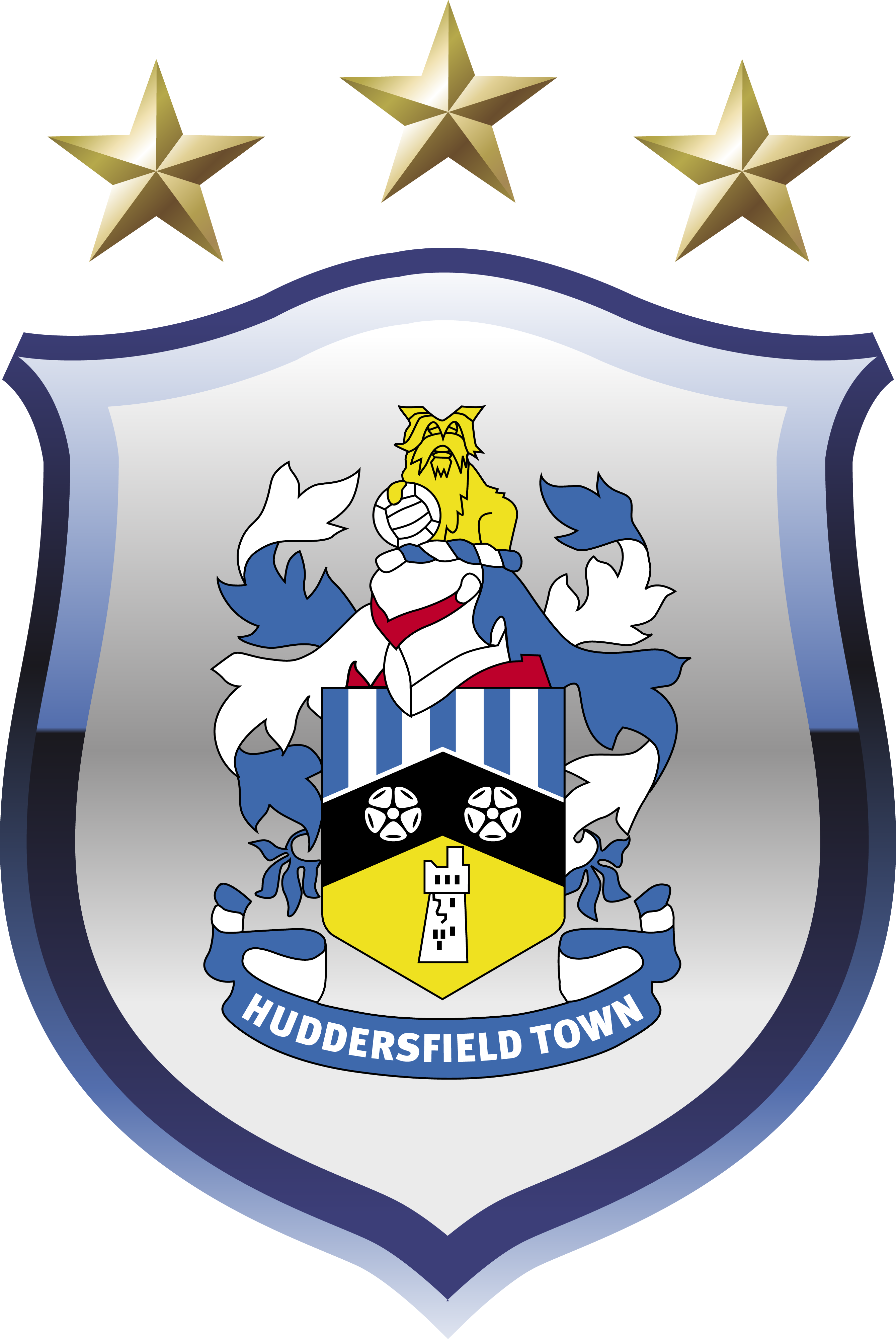 Crystal Palace Fc Clipart Cloud - Huddersfield Town Badge Png (2677x4000)