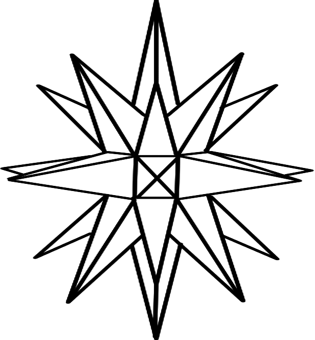 Garden Crystal By Iggwilv - Crystal Star Drawing (616x664)