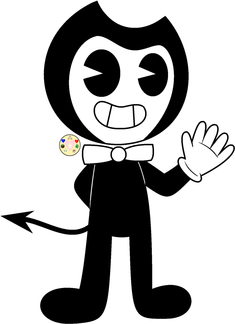 Bendy And The Ink Mashine By Pinkycandypie - Cartoon (1024x1132)