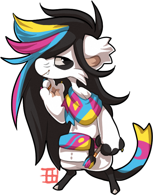 #541 Blessed Item Bagbean - Cartoon (543x682)