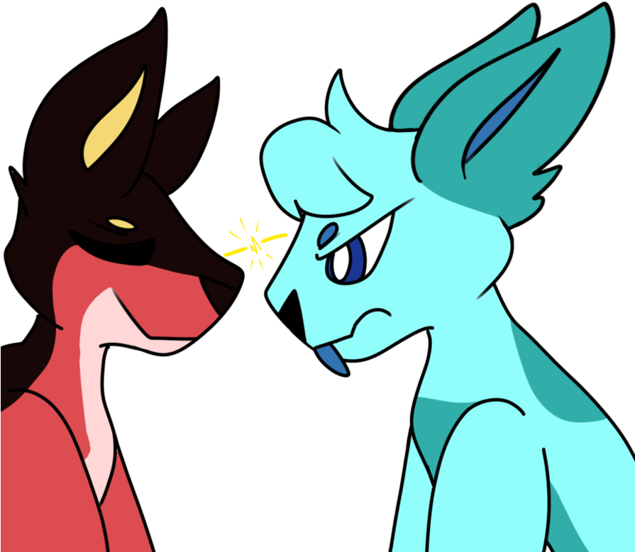 Rivals By Ink-eon - Cartoon (894x894)
