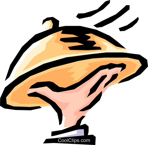 Serving Tray Royalty Free Vector Clip Art Illustration - Fancy Food Clipart (715x700)