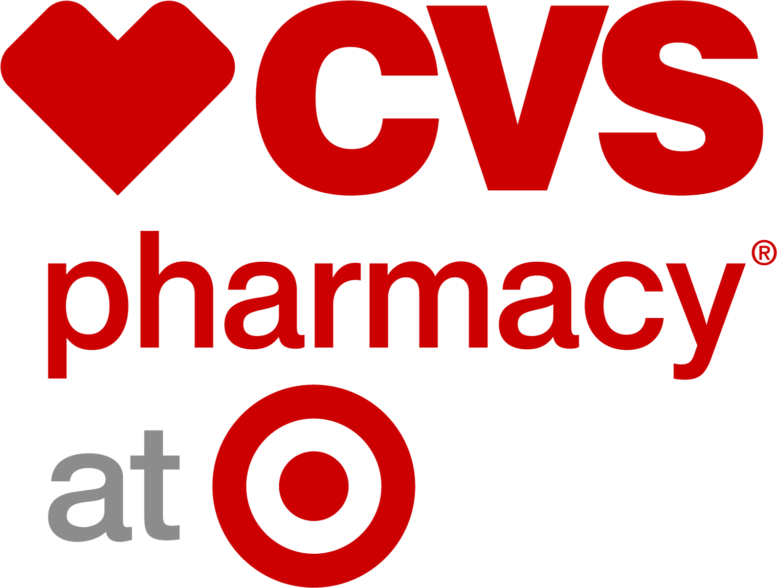 Cvs Pharmacy At Target Downloadable Logo Stacked - Cvs Pharmacy At Target (1843x1201)