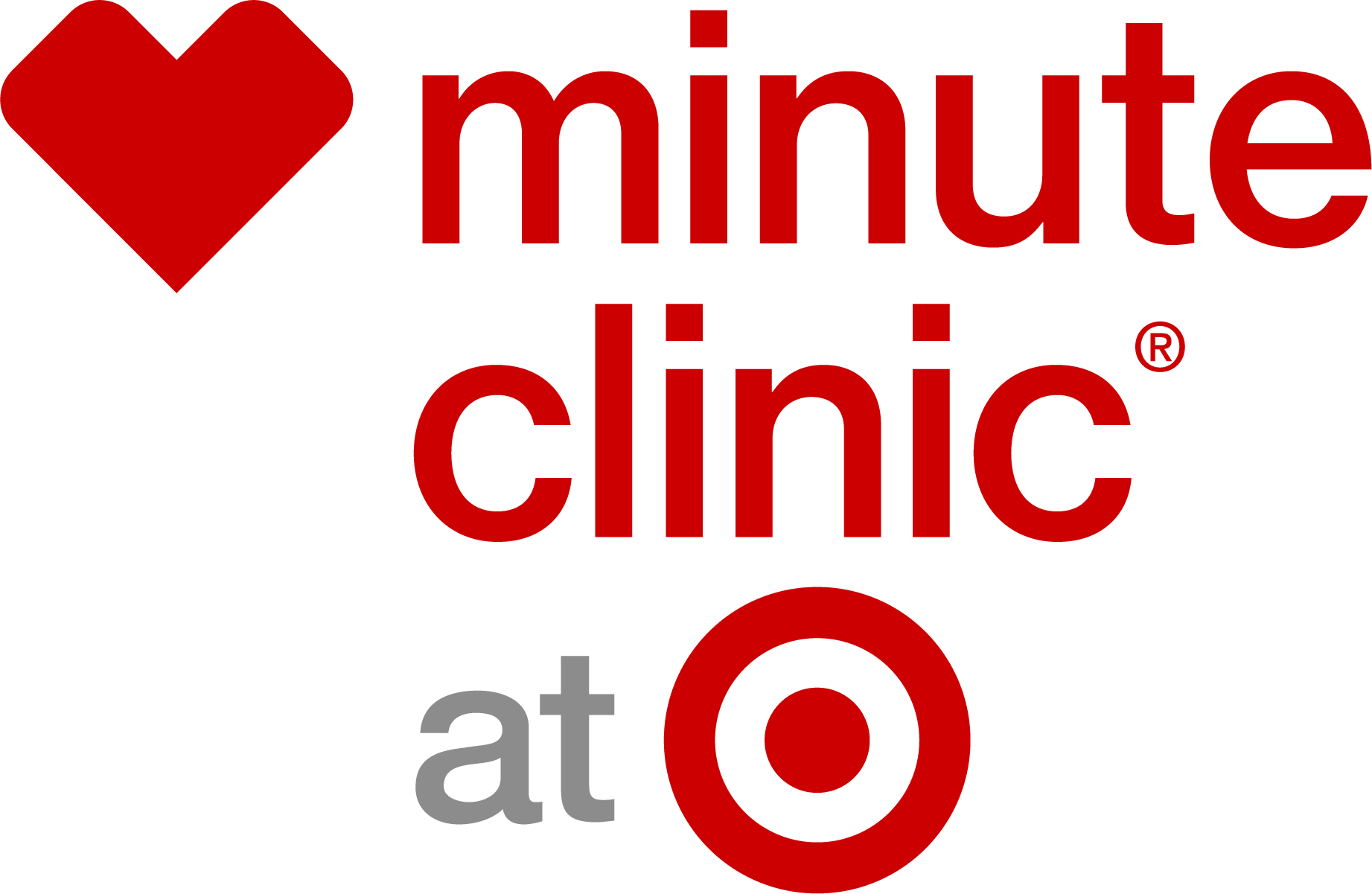 Minuteclinic At Target Downloadable Logo Stacked - Travel (1843x1201)