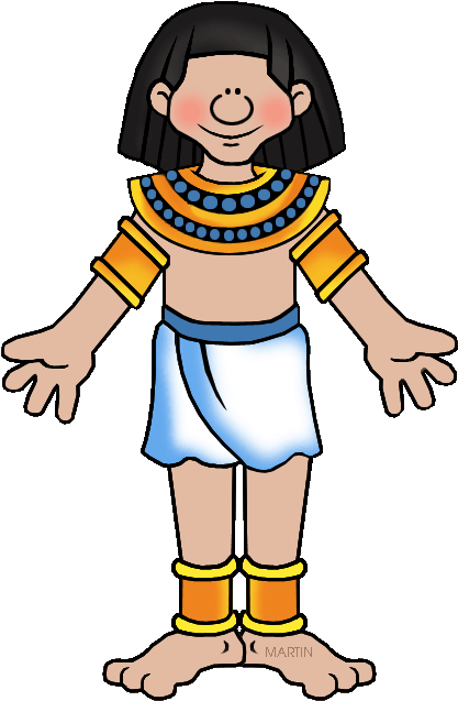 Egyptian Man - Egyptians Clipart (434x648)