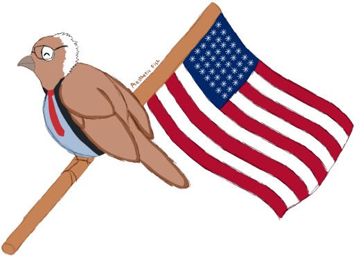 Presidential Birb By Shark-wave - Illustration (540x390)