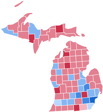 Michigan Presidential Election Results - Michigan 2016 Election Results (375x409)