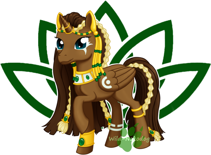 Egypt Pony Princess Adopt By Wild-nekodog - Flor De Loto Simbolo (894x894)