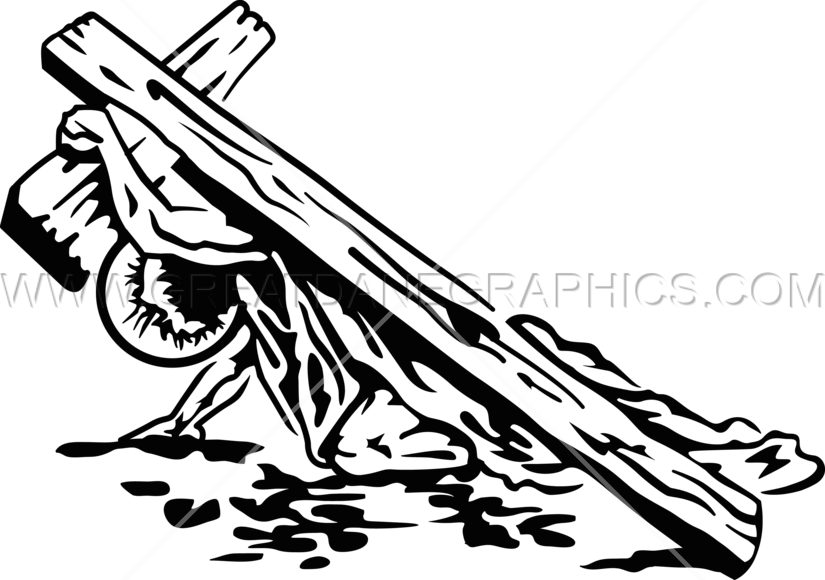 Jesus Carrying The Cross Production Ready Artwork For - Jesus Carrying Cross Png (825x580)