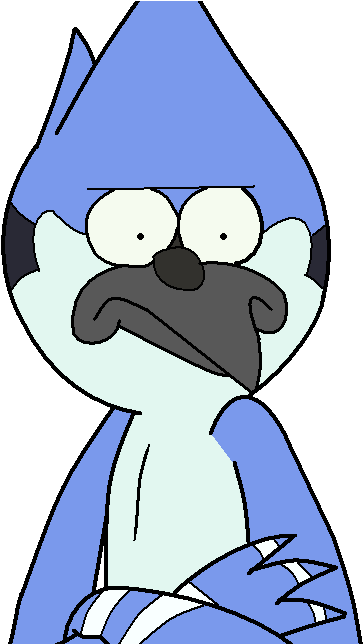 Vector Pendulum The Dracoverlord Awesome Graphic Library - Regular Show Mordecai Angry (718x643)