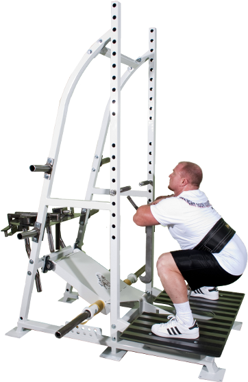 Pendulum Racks And The Pit Shark - Pit Shark Squat Machine (380x557)