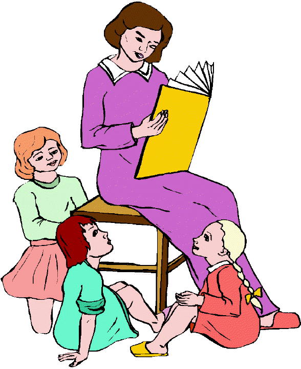 Stories Clipart Kindergarten Teacher - Teacher Clip Art (588x720)