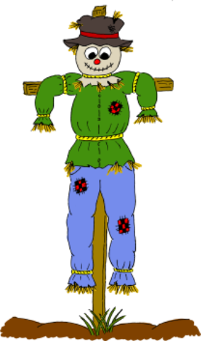 Kingsley Village Hall - Clip Art Scarecrow (284x482)