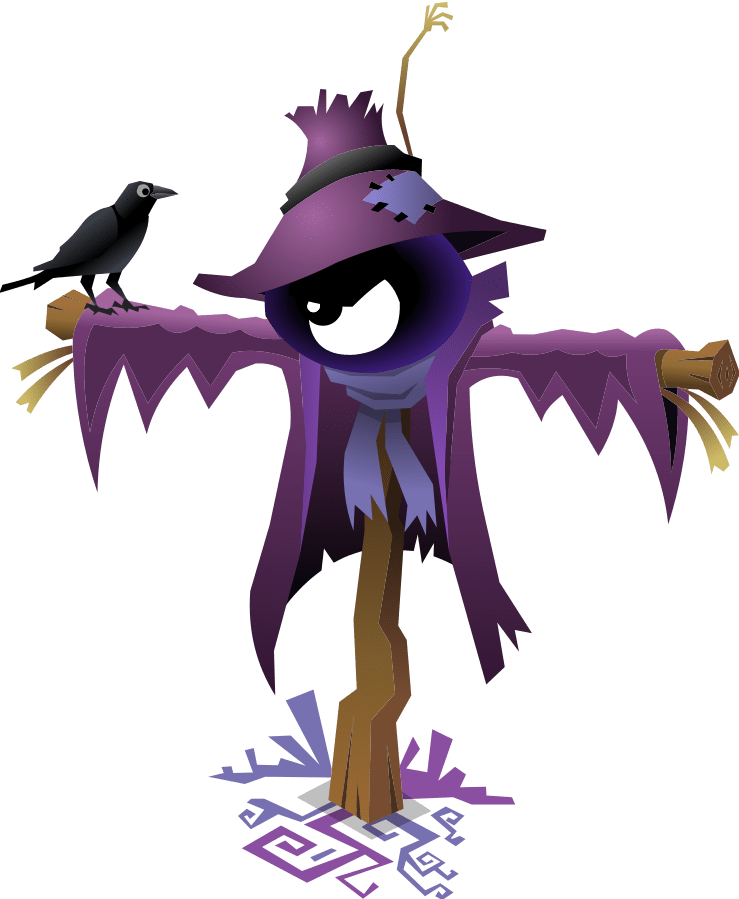 Phantom Scarecrow Transparent - Cartoon (739x899)