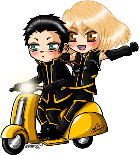 Scooter By Yukimiyasawa - Chibi Scooter (701x674)