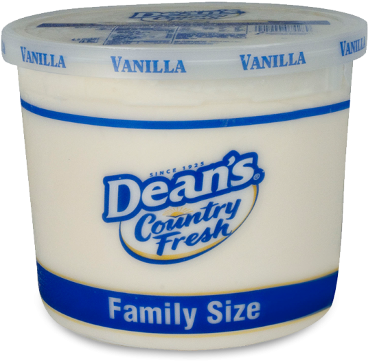 Dean's Country Fresh Vanilla Ice Cream Family Size - Dean's Country Fresh Vanilla Ice Cream, 4.5 Qt (547x900)